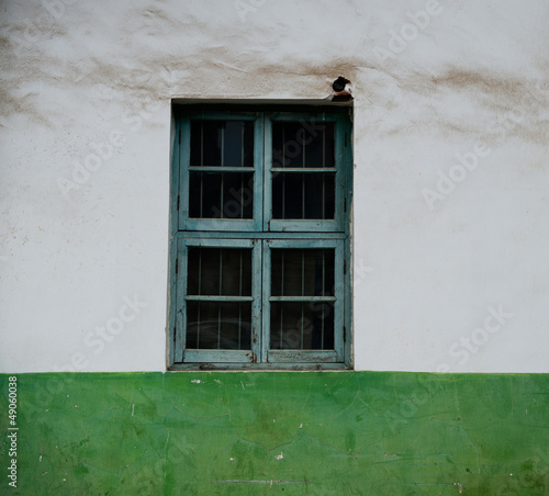 Decorative green window