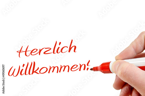 Foto Herzlich wilkommen