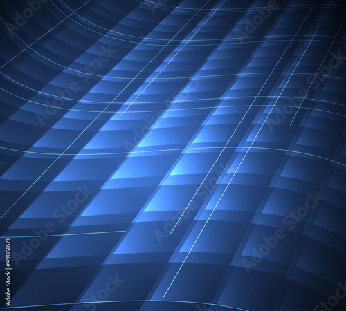 abstract blur blue computer technology background