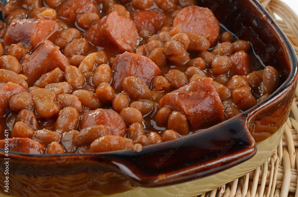 Wieners and beans Wieners and beans