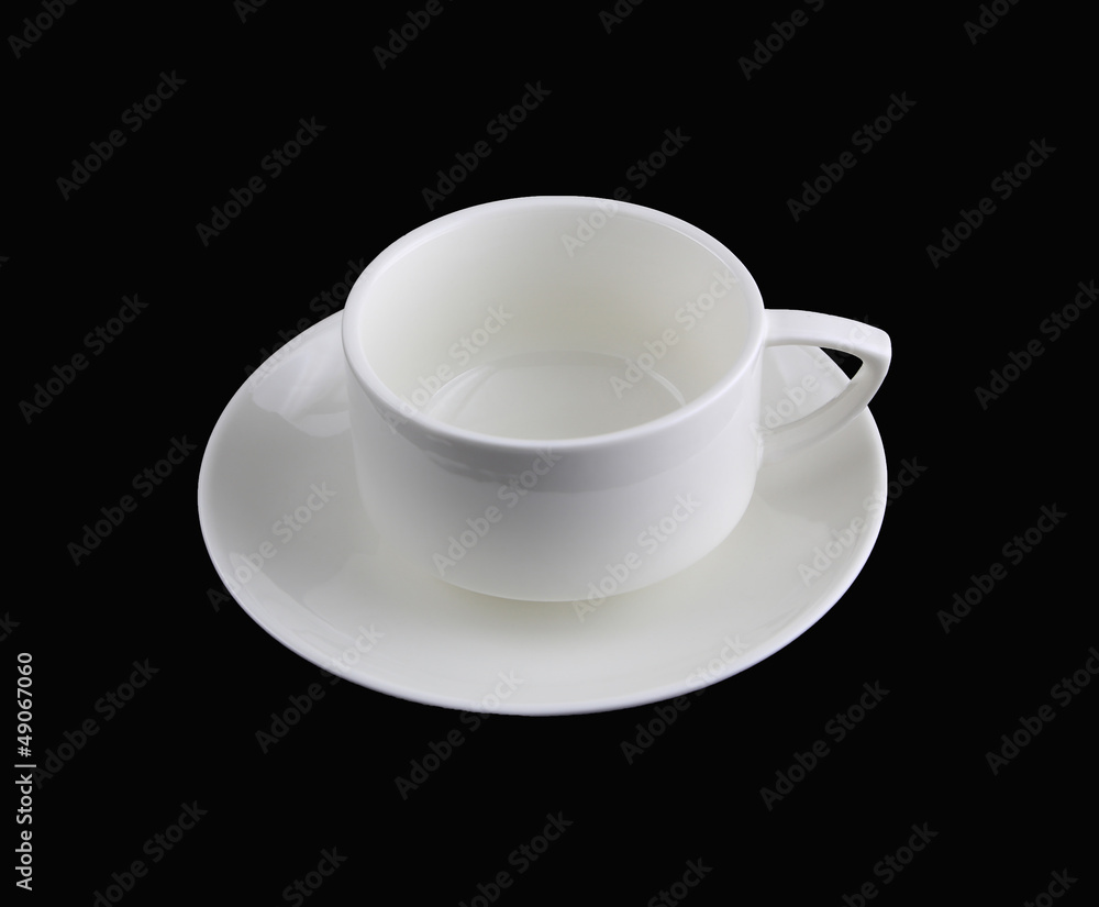 White cup of coffee with Clipping Path White cup of coffee with Clipping Path