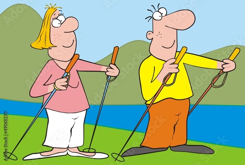 nordic walking-landscape