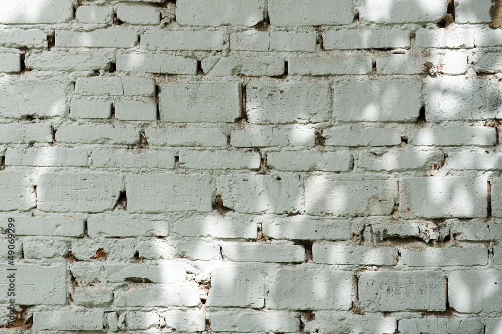 Fototapeta premium white brick wall