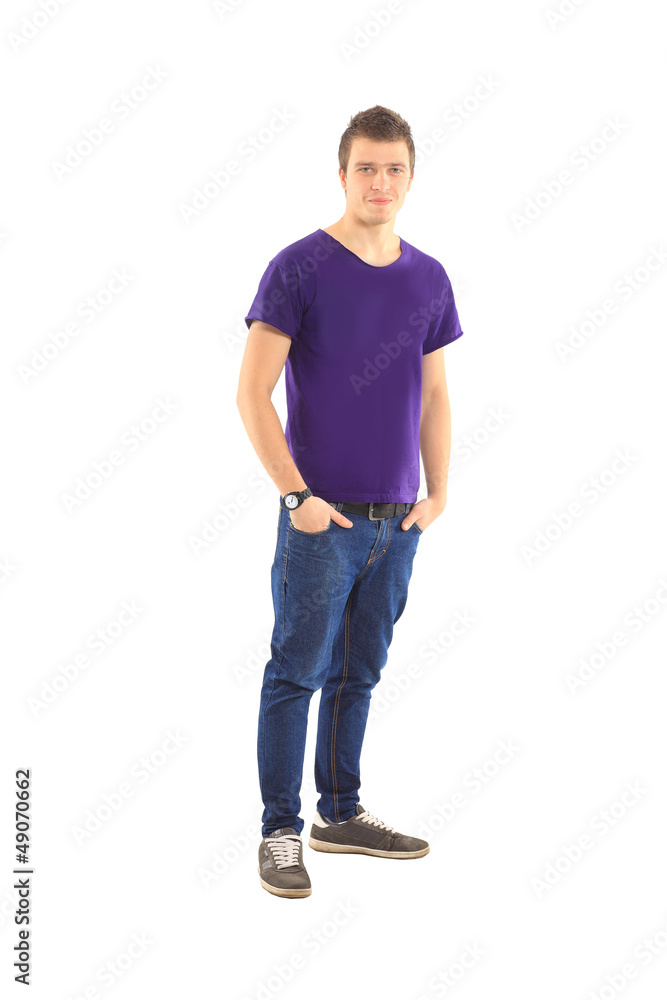 The young beautiful man The young beautiful man