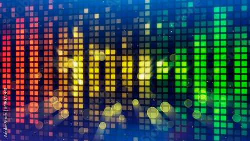 Wallpaper Mural sound level meter equalizer background Torontodigital.ca