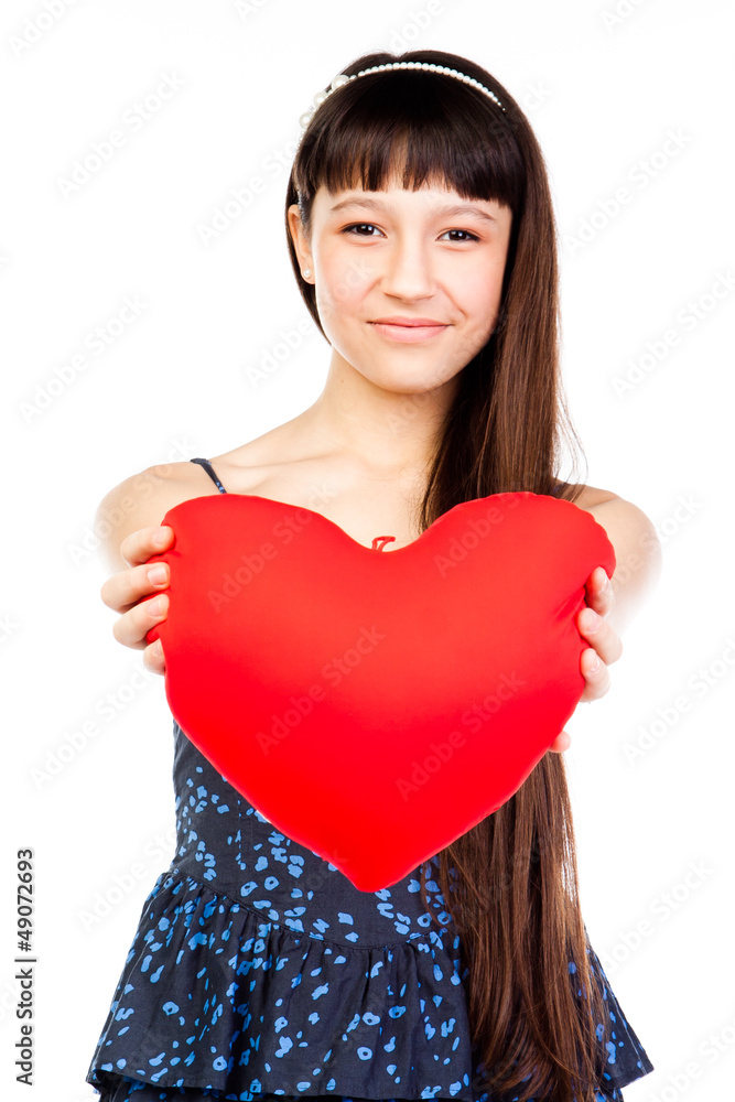 beautiful girl with a teddy heart beautiful girl with a teddy heart