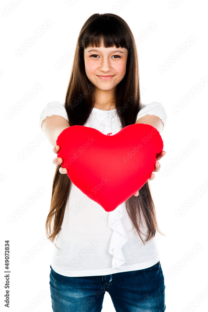 beautiful girl with a teddy heart beautiful girl with a teddy heart