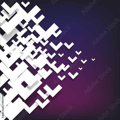Overlapping shapes, Abstract background