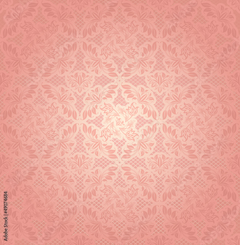 Decorative pink ornament