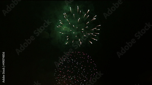 bright fireworks video