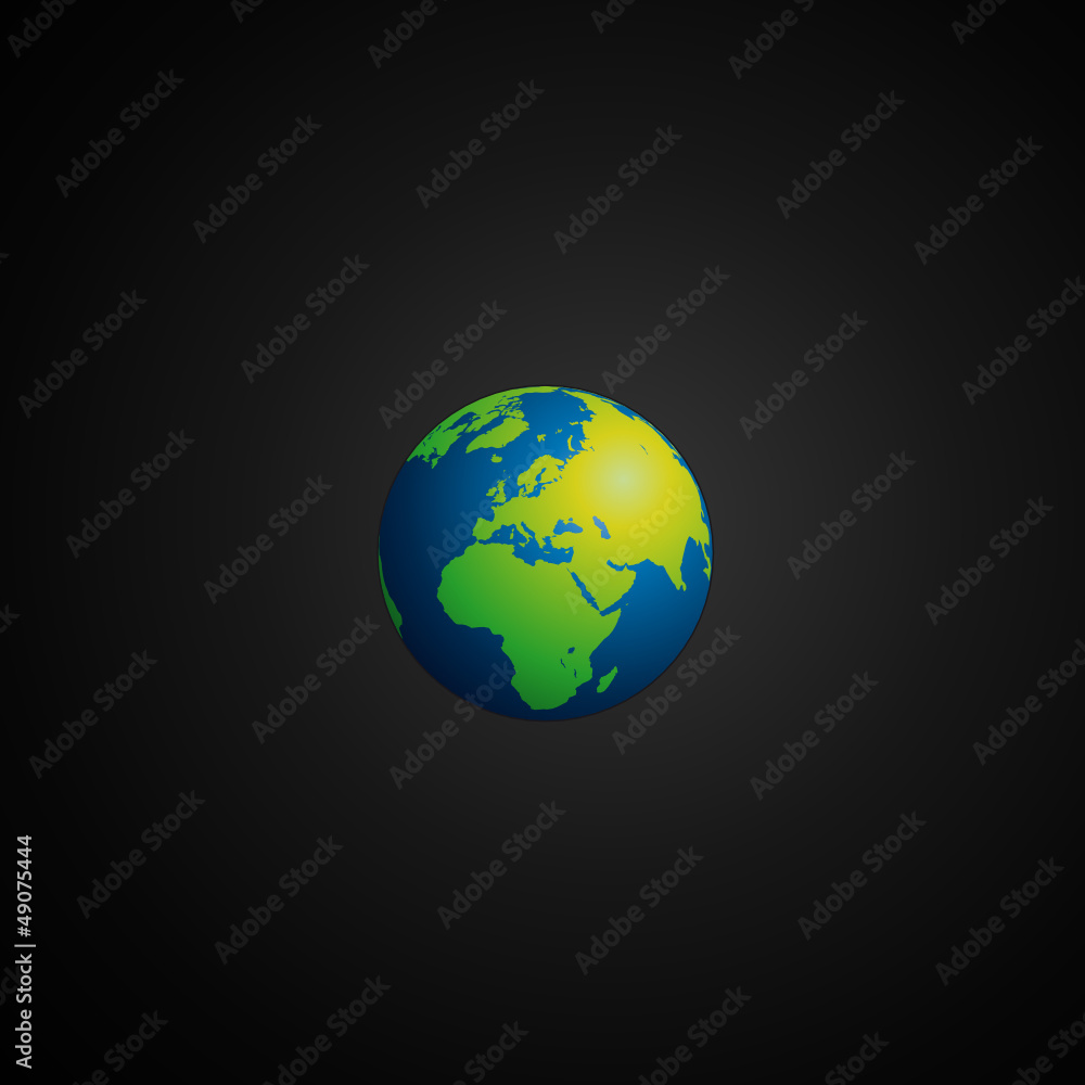 Fototapeta premium Blue Planet Universe
