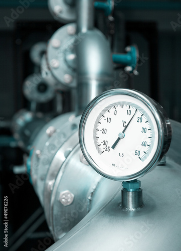 Industrial water temperature meter