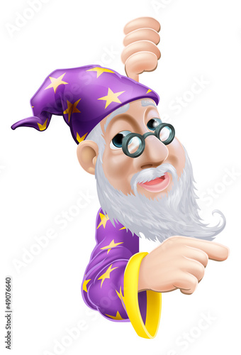 Friendly Wizard Pointing