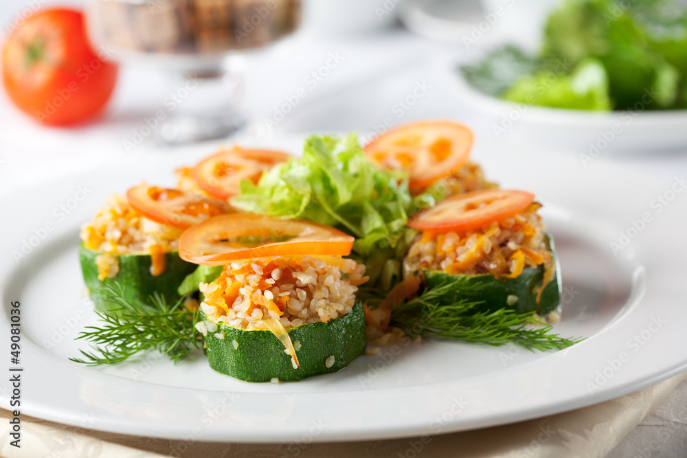 Stuffed Zucchini Stuffed Zucchini