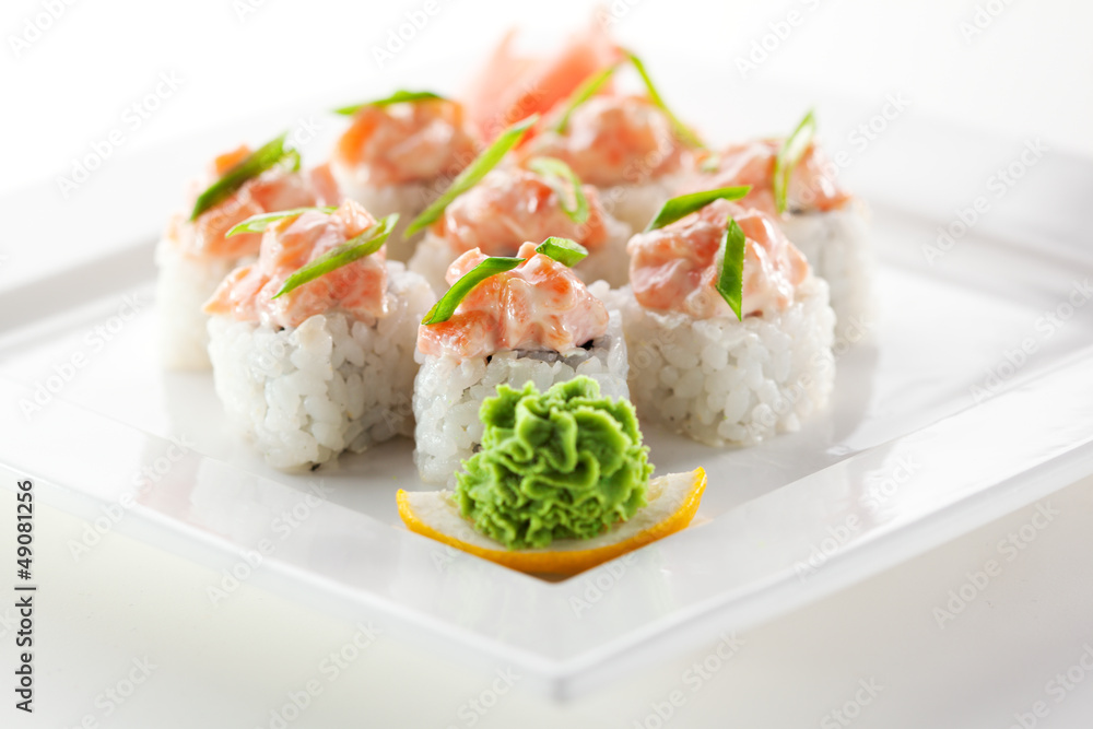 Japanese Cuisine - Sushi Roll Japanese Cuisine - Sushi Roll