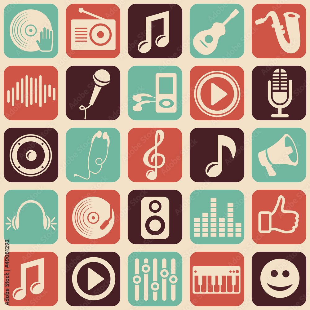 Vector music seamless pattern Vector music seamless pattern