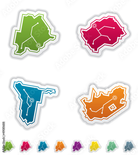 Simple Country Icons