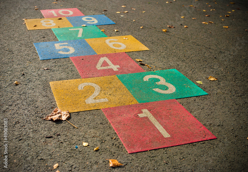 Foto hopscotch game