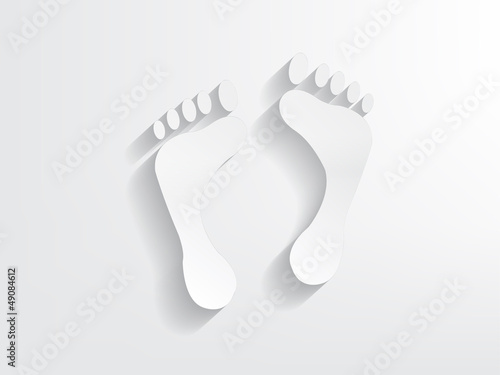 Foot print background