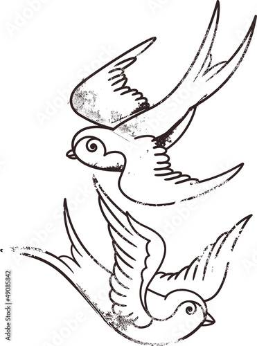 tatto style swallow