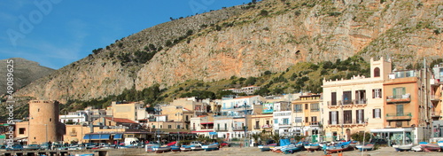 Panorama di un borgo marinaro photo