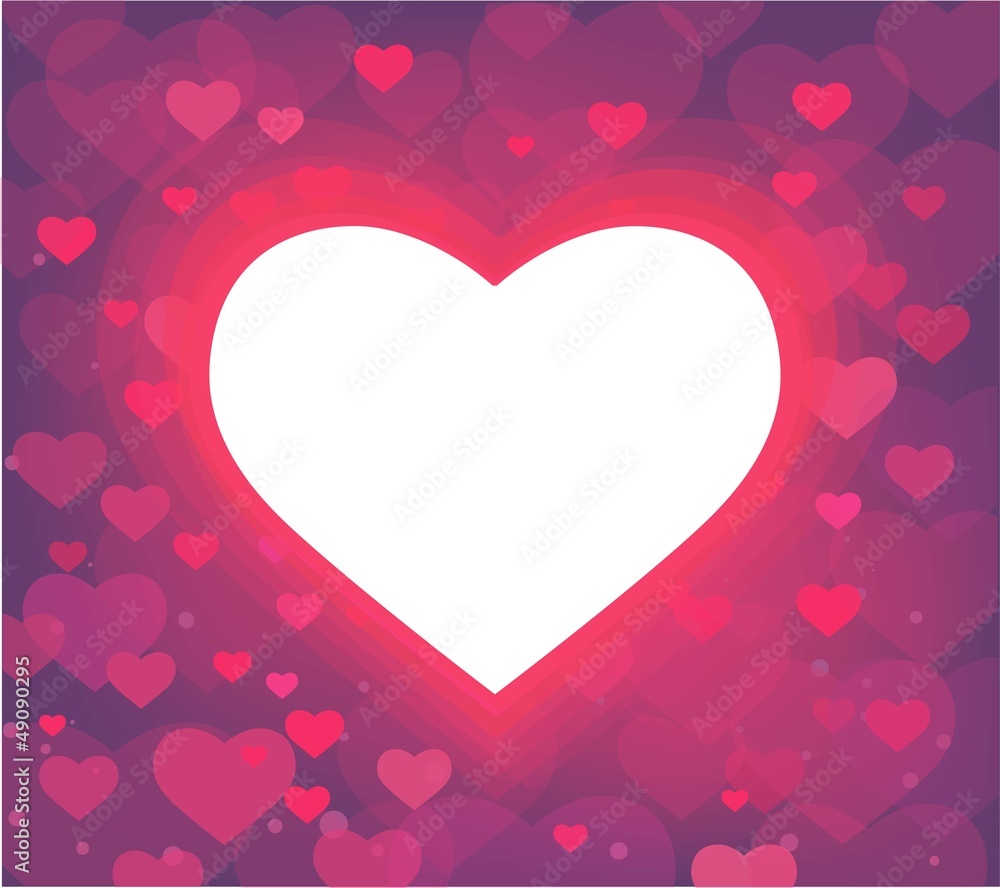 Valentine's Day Heart Background