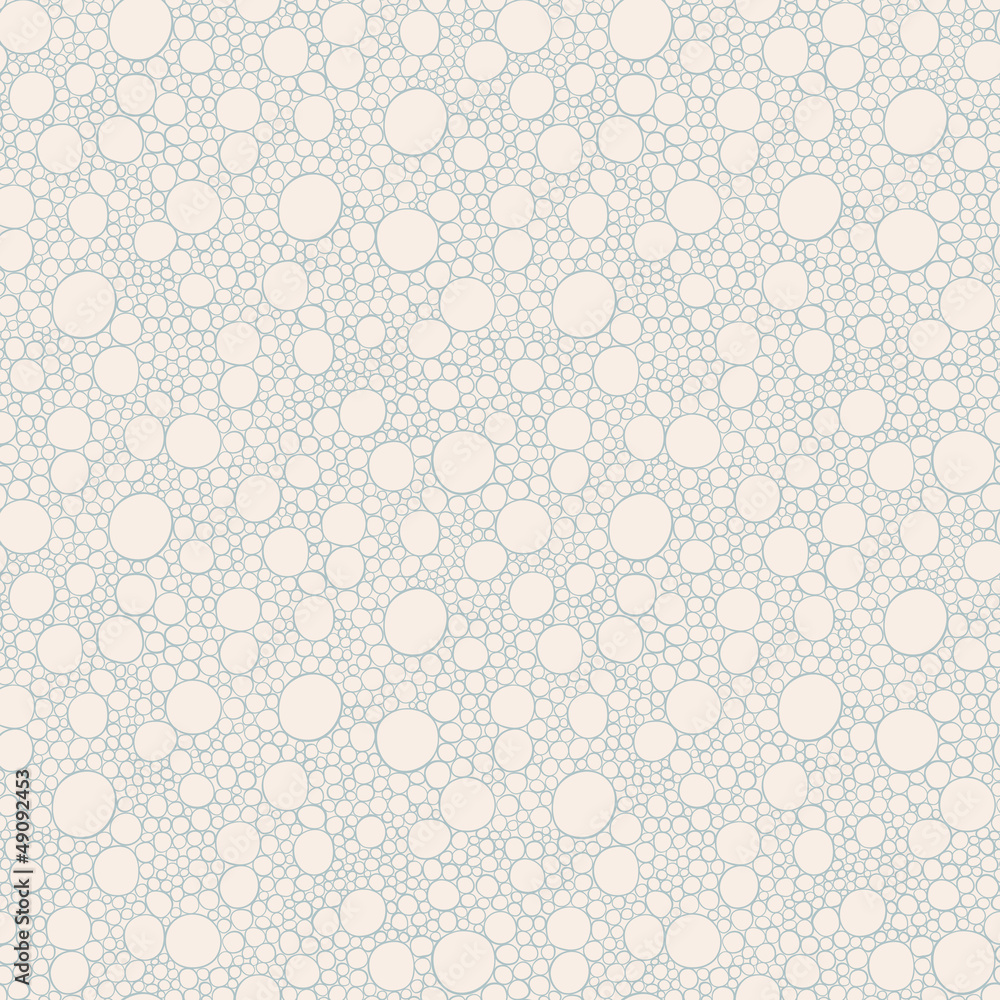 Seamless abstract pattern with bubbles