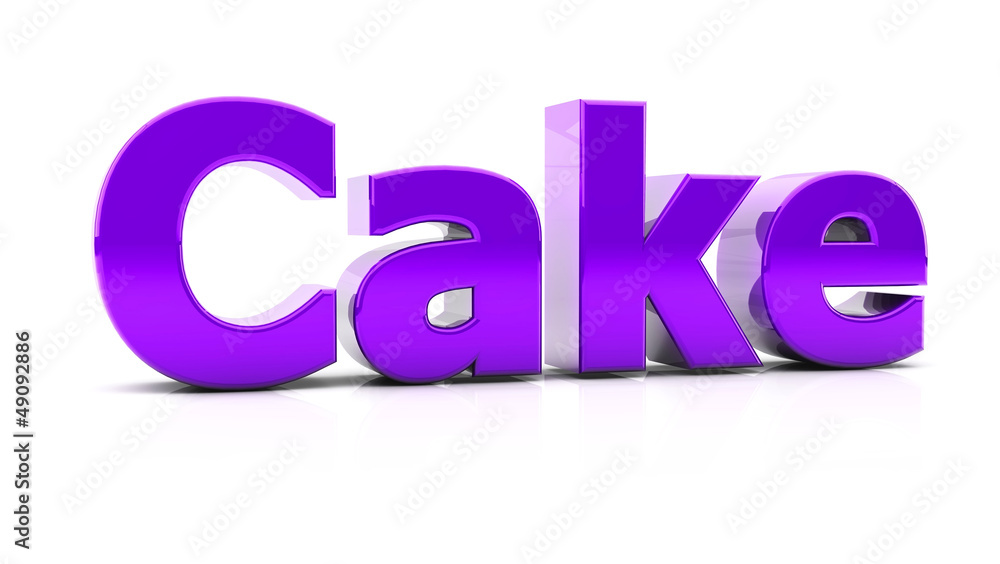 Cake in 3d Cake in 3d