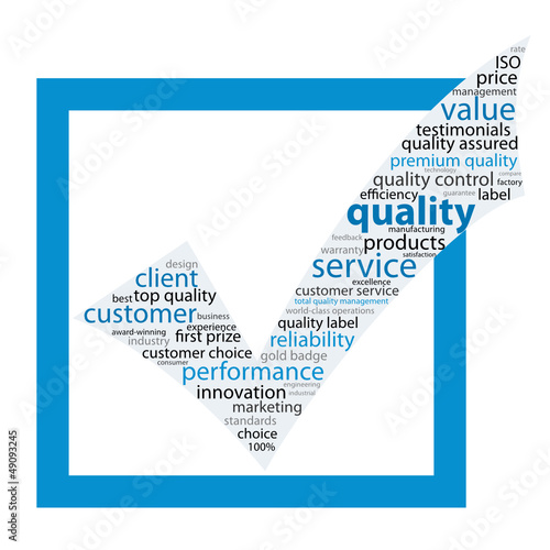 "QUALITY" Tag Cloud (guarantee service reliability satisfaction)