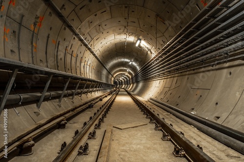 Underground facility with a big tunnel