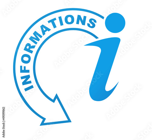 informations sur symbole bleu