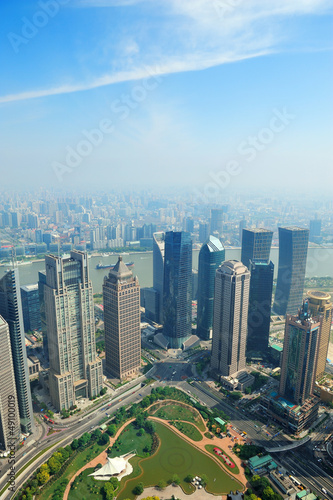 Shanghai aerial view