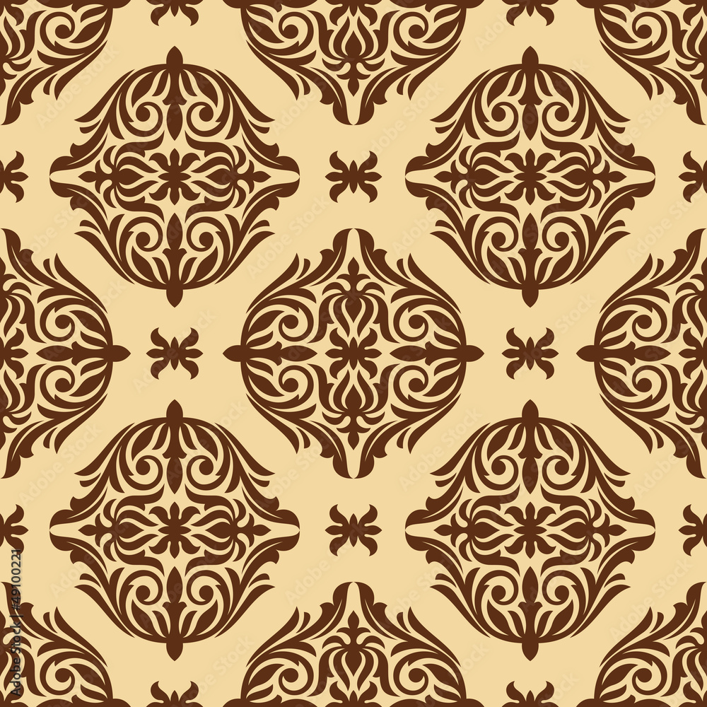 Obraz premium floral seamless wallpaper