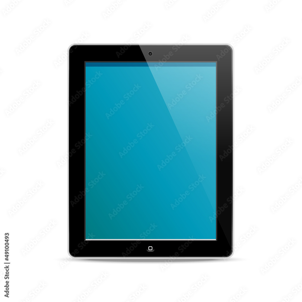 Tablet illustrator isolated on white background Tablet illustrator isolated on white background