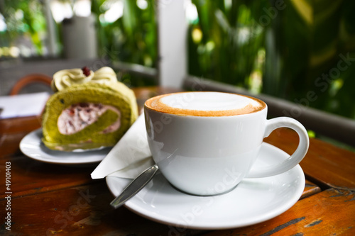 Wallpaper Mural Morning Coffee and Cake Torontodigital.ca