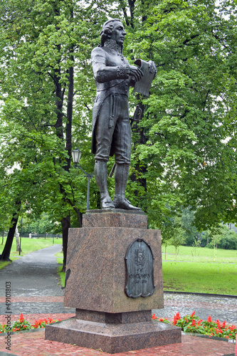 Monument of Derzhavin photo