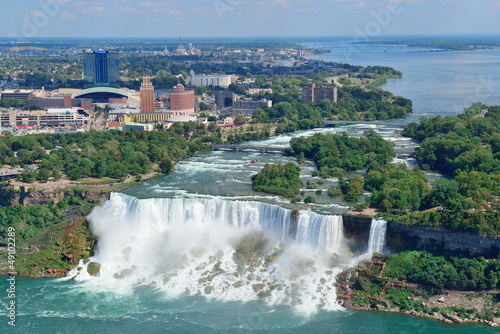 Canvastavla Niagara Falls closeup
