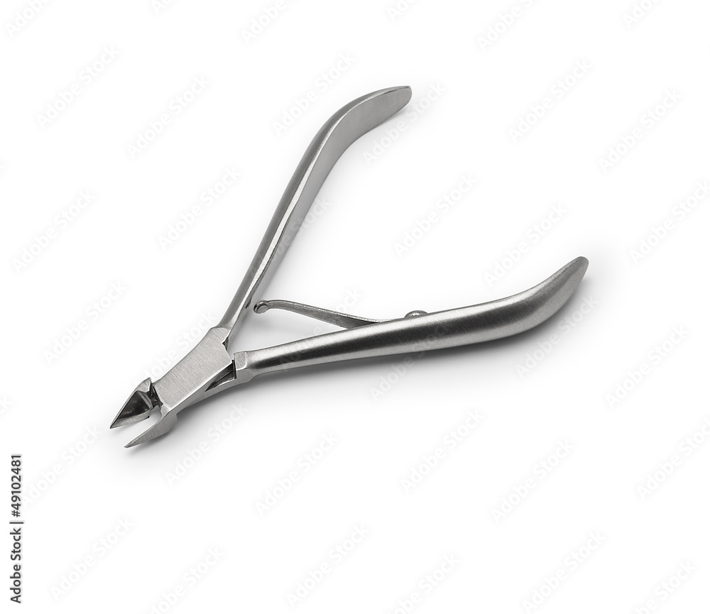 Nail clippers isolated on white background