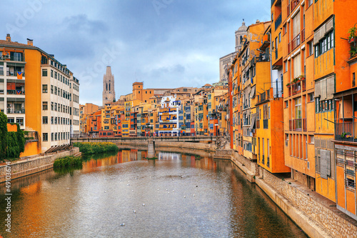 Jewish quarter in Girona. Spain.