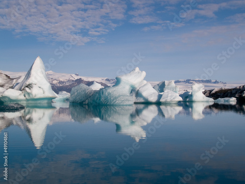 Icebergs On The Sea