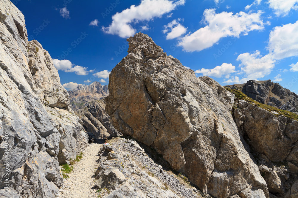 hike in Dolomites - Alta via Bepi Zac