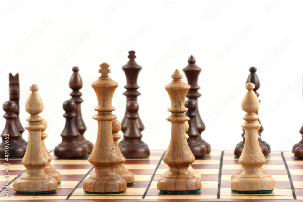 chess on chessboard