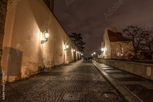night view of old town of prague