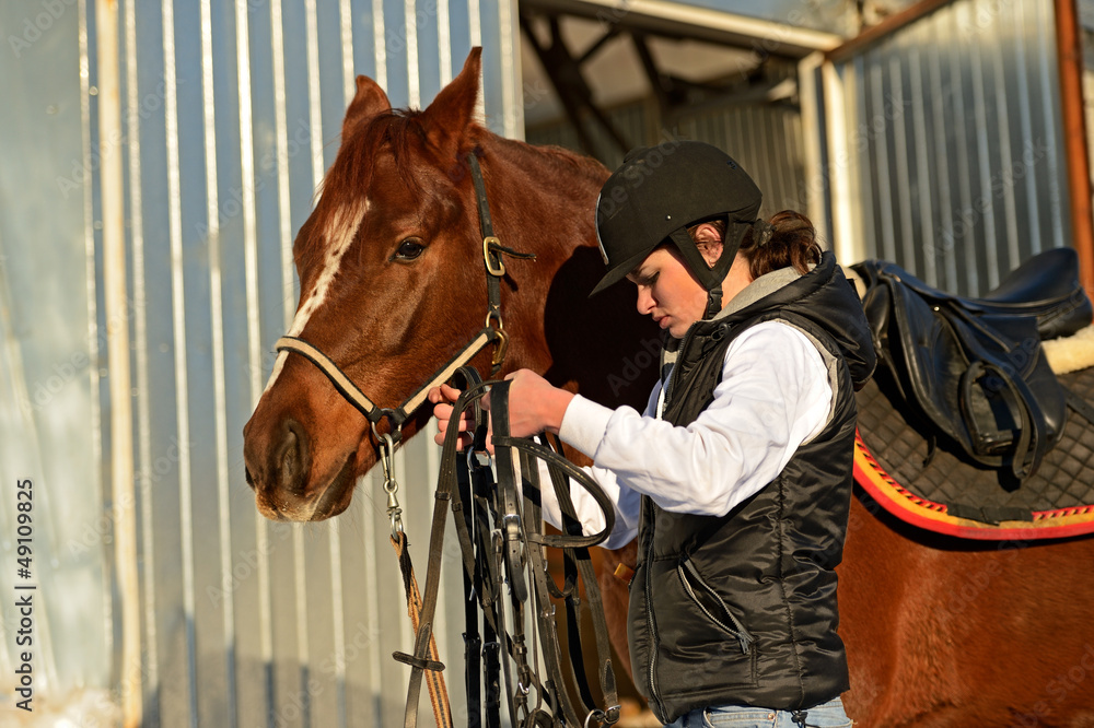 Girl with Horse