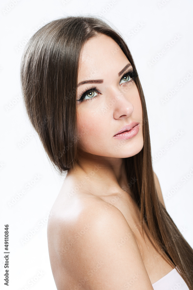 Beautiful Woman with Healthy Long Hair Beautiful Woman with Healthy Long Hair