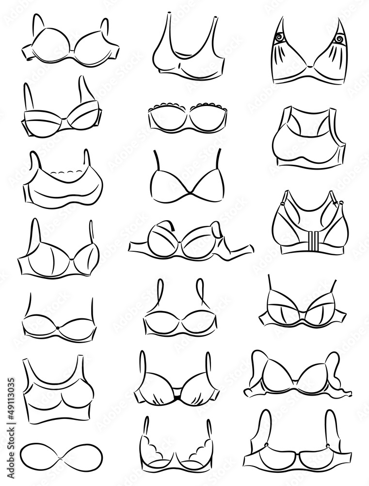 A set of bras A set of bras
