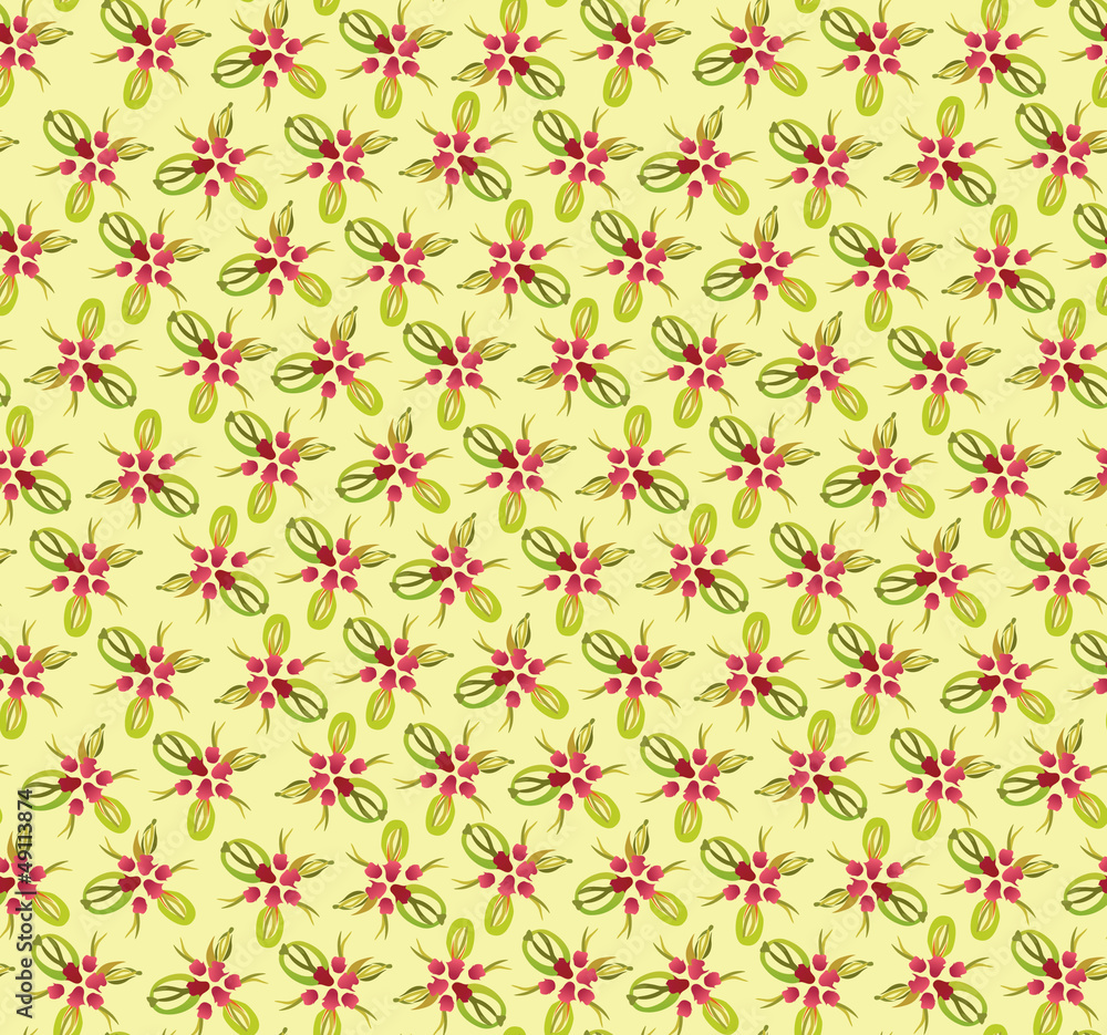 Abstract flower seamless pattern. Floral vector background. Abstract flower seamless pattern. Floral vector background.