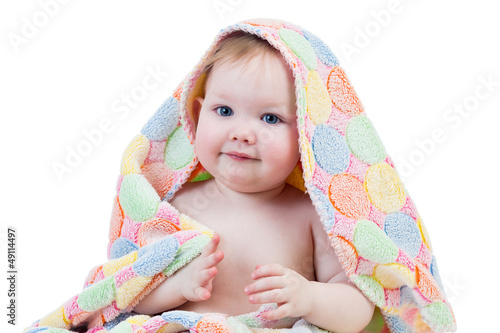 Adorable happy baby girl  i...
