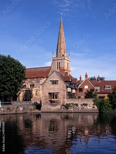 Church and river, Abingdon, UK © Arena Photo UK