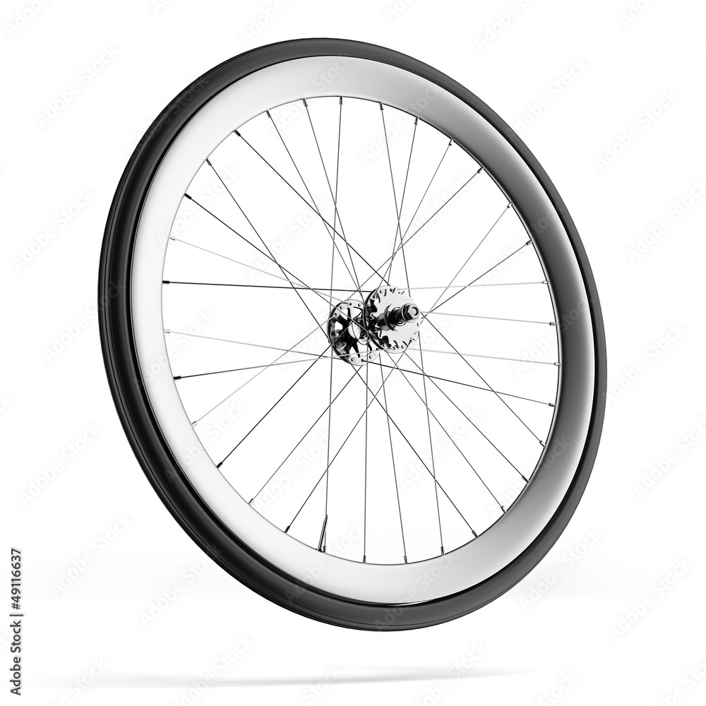Fototapeta premium Bicycle wheel